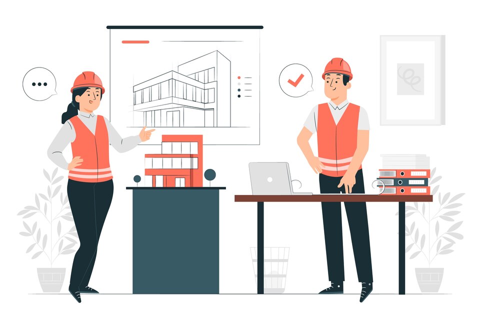 Infografía de un gestor de obras